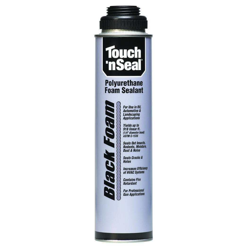 Touch 'n Seal Black Foam Polyurethane Foam Sealant - GIC